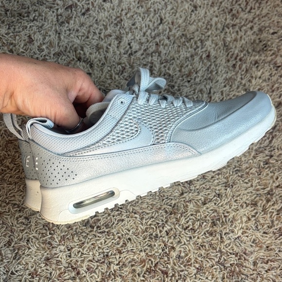 Nike Shoes - Nike Women's Silver and White Sneakers